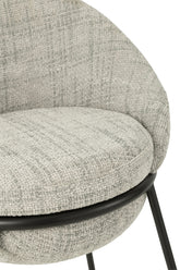 Barkruk Napoli Grijs - J-Line - Barkruk - J-Line - livinglovely.nl