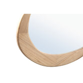 Barragh Spiegel Massief Hout Naturel van PTMD, spiegel vanuit een andere hoek gefotografeerd