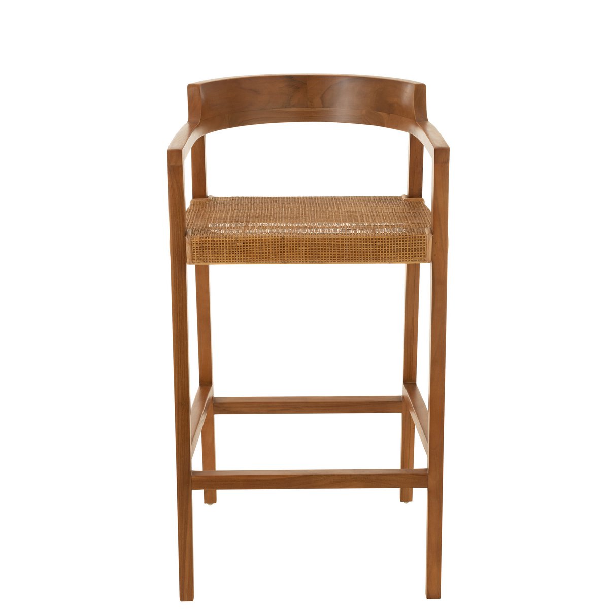 Barstoel Emma Teakhout Bruin J-Line