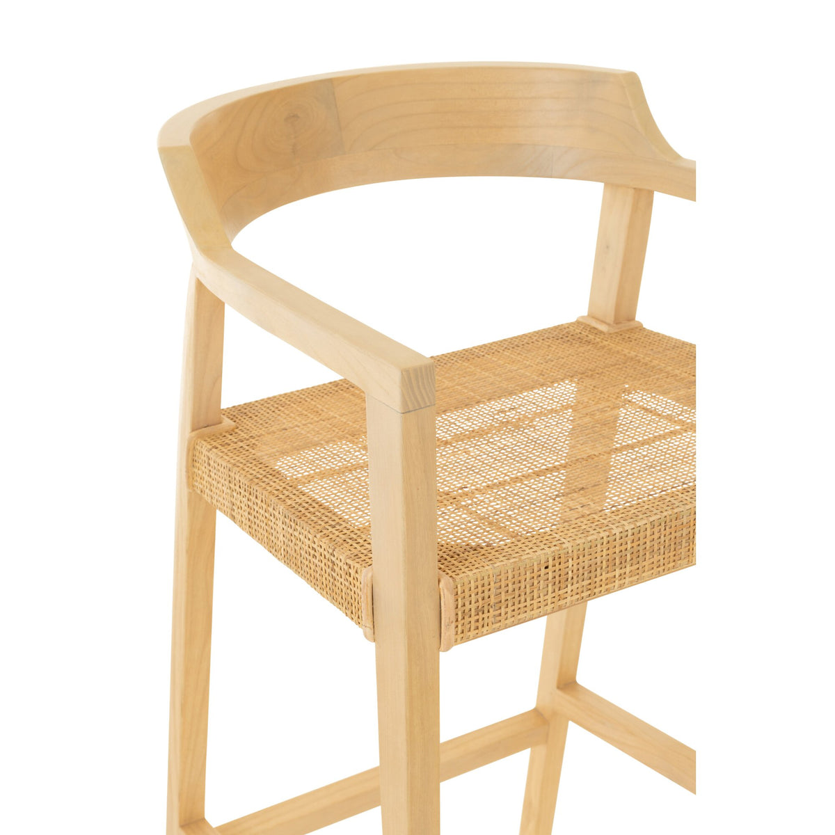 Barstoel Emma Teakhout Naturel J-Line