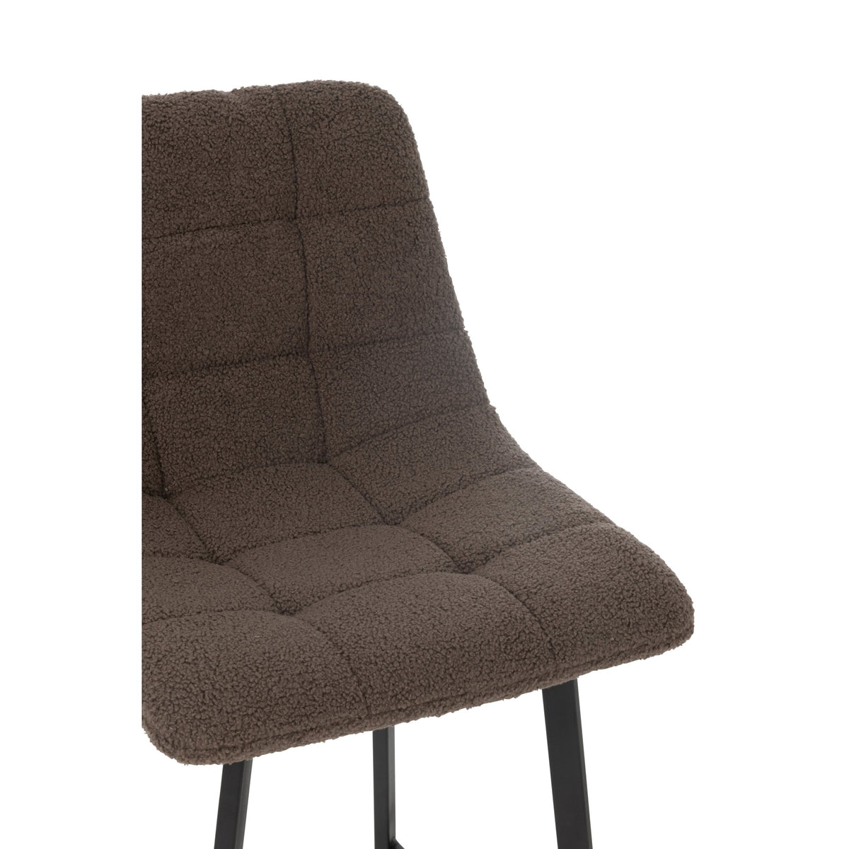 Barstoel Kent Metaal/Polyester Bruin J-Line