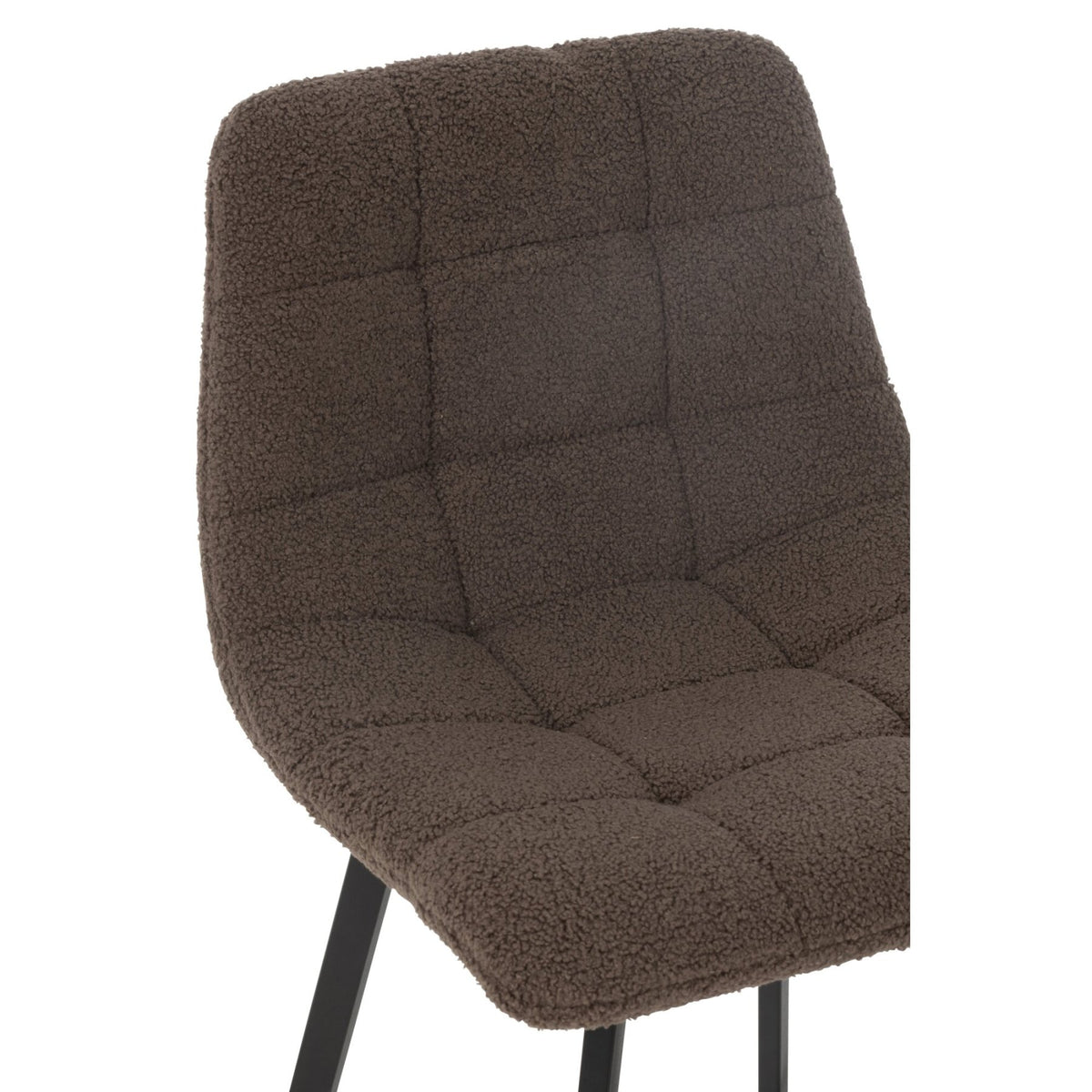 Barstoel Kent Metaal/Polyester Bruin J-Line