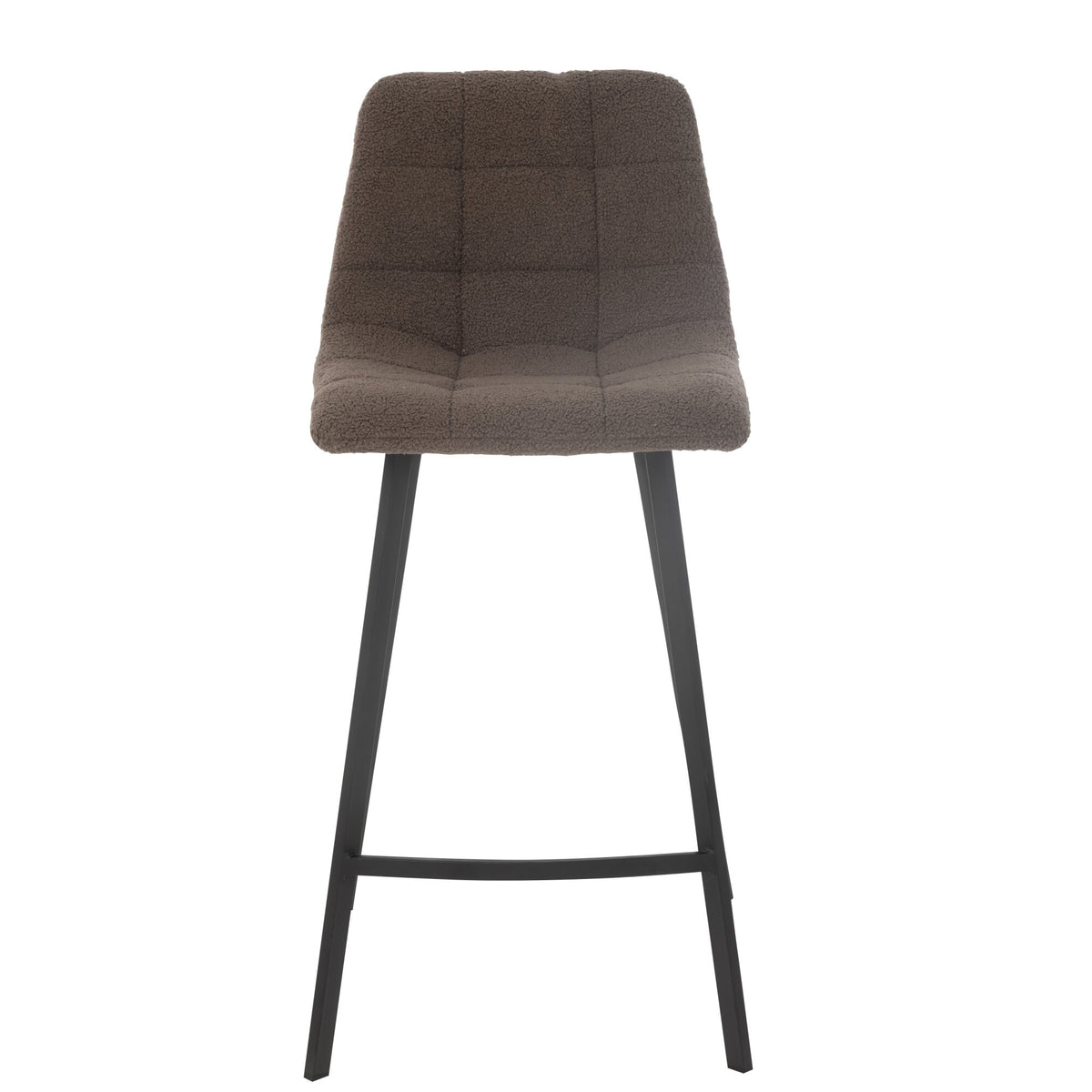 Barstoel Kent Metaal/Polyester Bruin J-Line