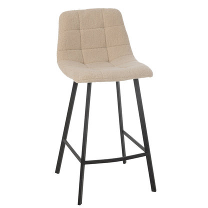Barstoel Kent Metaal/Polyester Wit J-Line