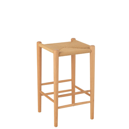 Barstoel Orientaal Essenhout/Touw Naturel J-Line