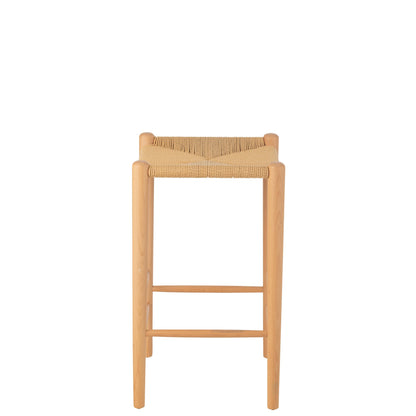 Barstoel Orientaal Essenhout/Touw Naturel J-Line