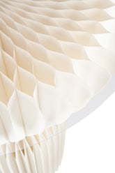 Bartafel Vouwbaar Papier Gebroken Wit Dia 70cmxH110cm J-Line - Bartafel - J-Line - livinglovely.nl