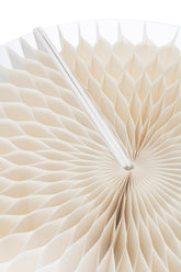 Bartafel Vouwbaar Papier Gebroken Wit Dia 70cmxH110cm J-Line - Bartafel - J-Line - livinglovely.nl