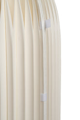 Bartafel Vouwbaar Papier Gebroken Wit Dia 70cmxH110cm J-Line - Bartafel - J-Line - livinglovely.nl