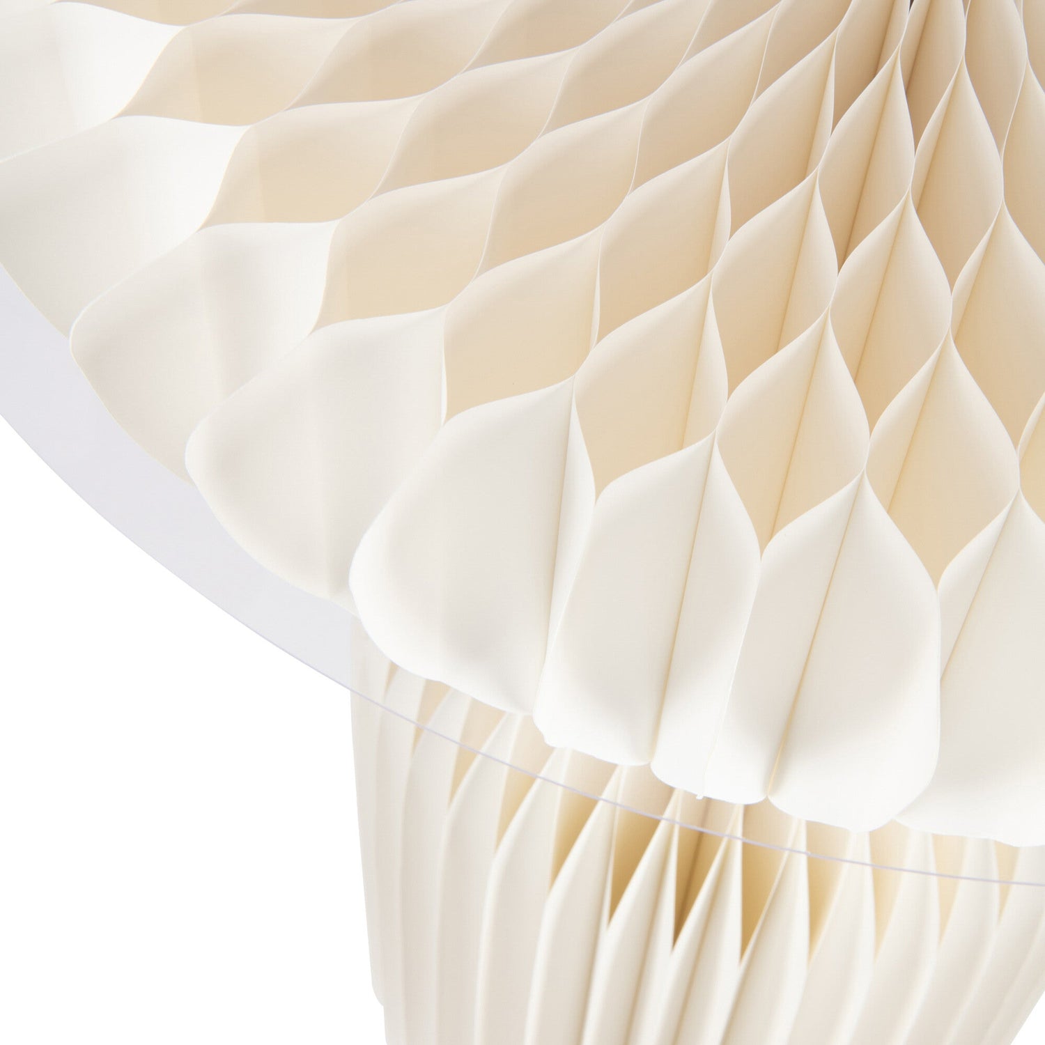 Bartafel Vouwbaar Papier Gebroken Wit Dia 70cmxH110cm J-Line - Bartafel - J-Line - livinglovely.nl