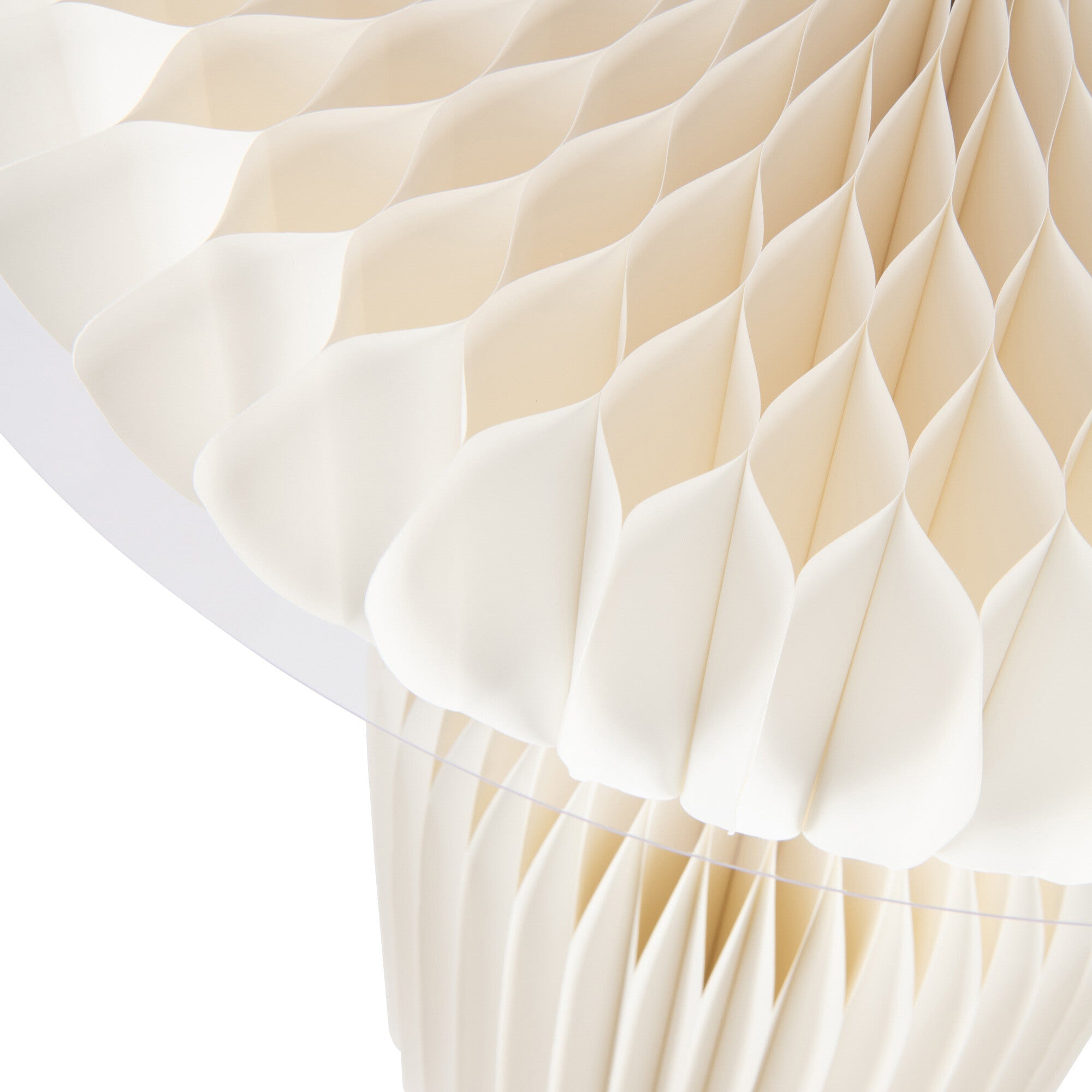 Bartafel Vouwbaar Papier Gebroken Wit Dia 70cmxH110cm J-Line - Bartafel - J-Line - livinglovely.nl