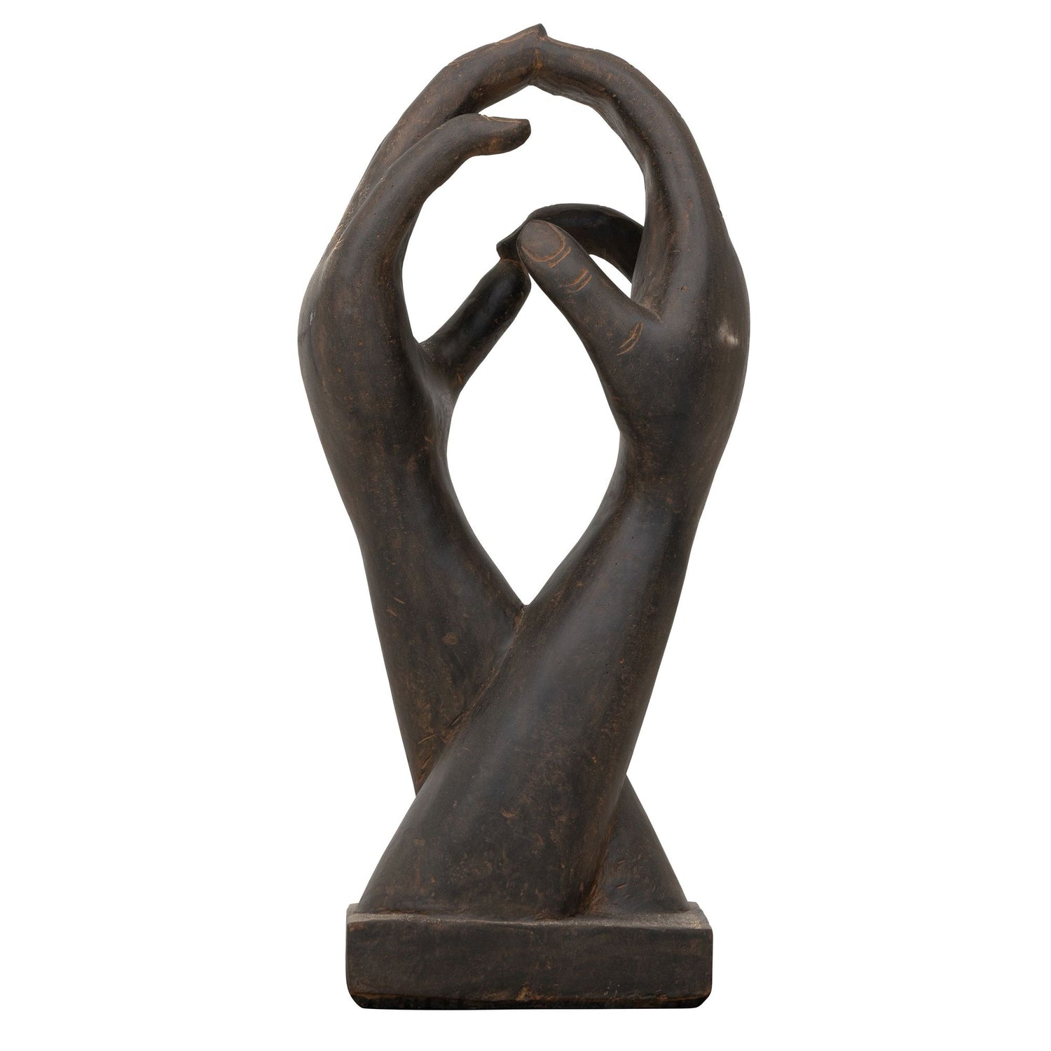 Beeld Unity Hands large in cement naturel van MUST Living