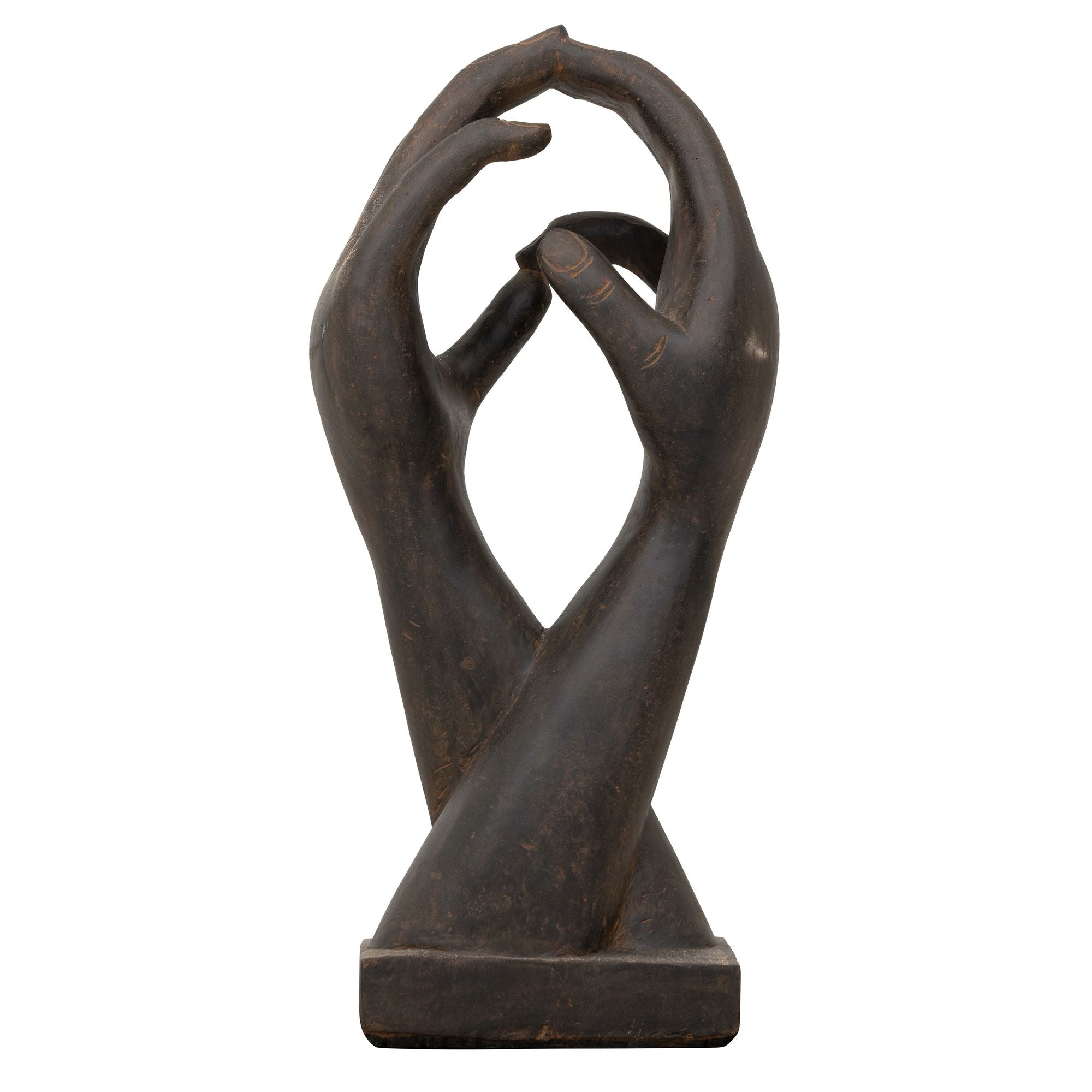 Beeld Unity Hands large in cement naturel van MUST Living