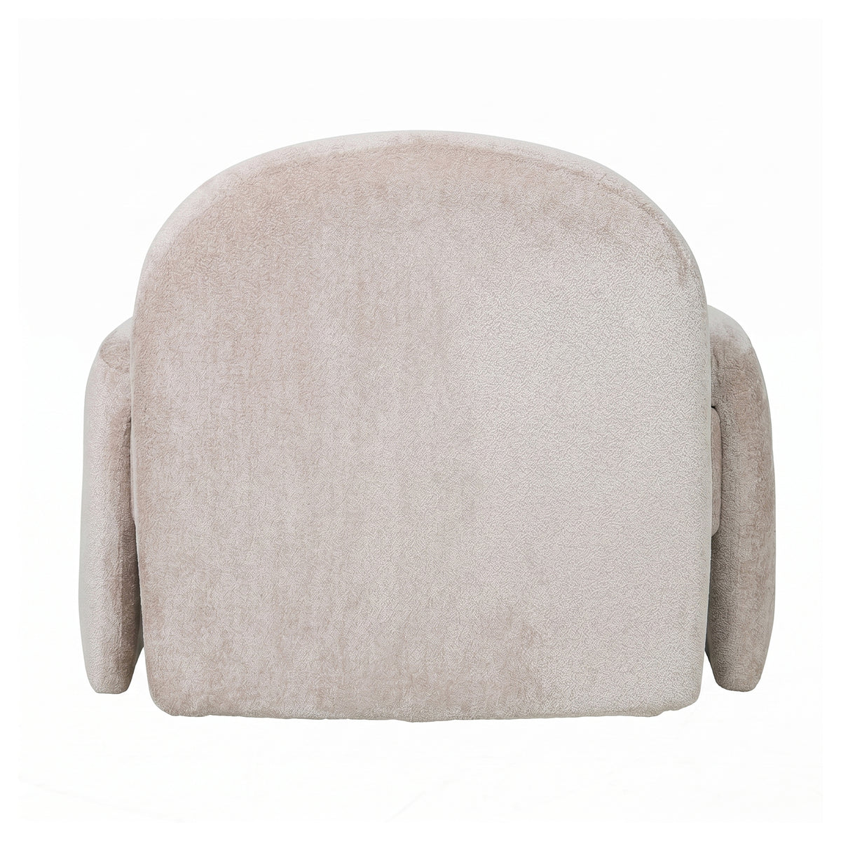 Beni Fauteuil Aphrodite Crème Met Poten van PTMD, achteraanzicht van de crème fauteuil
