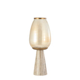 Berdand Beige windlicht S PTMD - Kandelaar - PTMD - livinglovely.nl