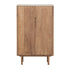 Bergkast Bliss Mortex Laag van DTP Home, gerecycled teakhout met sand mortex blad, volledig in beeld
