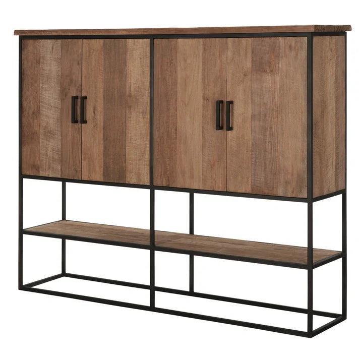 Bergkast Timeless Beam Large van DTP Home, detail van de houtnerf en knoesten