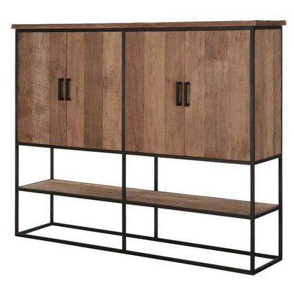 Bergkast Timeless Beam Large van DTP Home, detail van de houtnerf en knoesten