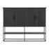 Bergkast Timeless Black Beam Large van DTP Home in zwart gebeitst teakhout