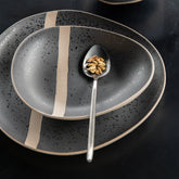 Bestekset Box C 24 Stuks Roestvrij Staal Glimmend Zwart J-Line - Bestekset - J-Line - livinglovely.nl