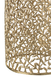 Bijzettafel Aluminium Goudkleurig Set van 2 - Bijzettafel - J-Line - livinglovely.nl