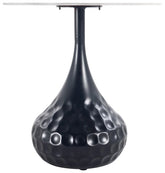Bijzettafel Anna - 44x44x50 cm - Metaal - Wit PTMD - Bijzettafel - PTMD - livinglovely.nl