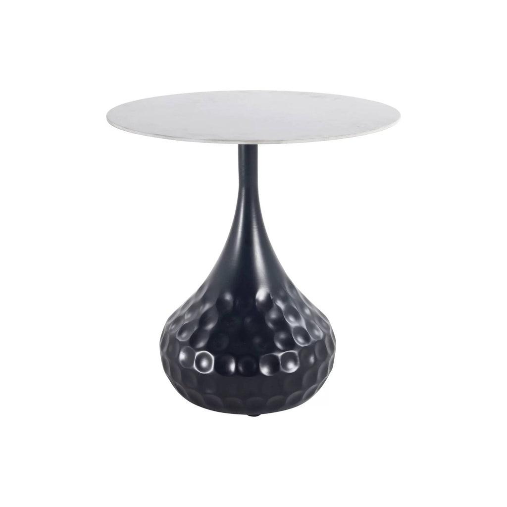 Bijzettafel Anna - 44x44x50 cm - Metaal - Wit PTMD - Bijzettafel - PTMD - livinglovely.nl