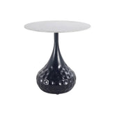 Bijzettafel Anna - 44x44x50 cm - Metaal - Wit PTMD - Bijzettafel - PTMD - livinglovely.nl