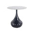 Bijzettafel Anna - 44x44x50 cm - Metaal - Wit PTMD - Bijzettafel - PTMD - livinglovely.nl