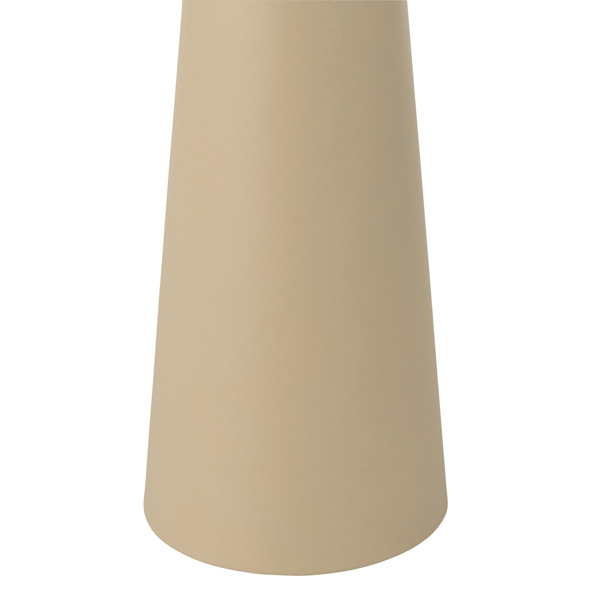 Bijzettafel Column Kegel Metaal Ecru/Beige