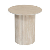 Bijzettafel Craft Travertijn Ø50cm - Pole To Pole - Bijzettafel - Pole To Pole - livinglovely.nl