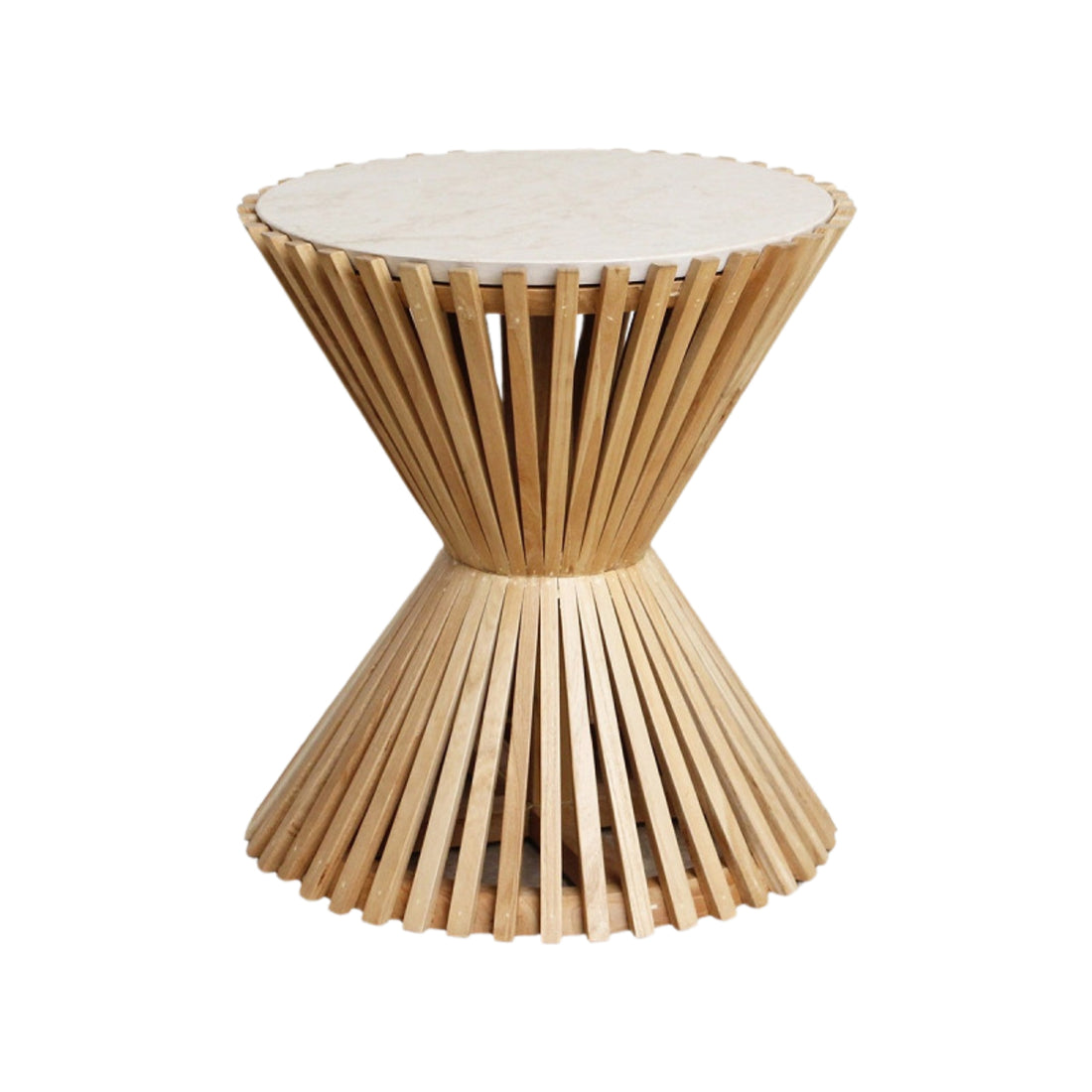 Bijzettafel Infinity Hourglass Raw Materials - Bijzettafel - Raw Materials - livinglovely.nl