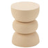 Bijzettafel Lise Ijzer Beige - Bijzettafel - J-Line - livinglovely.nl