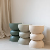 Bijzettafel Lise Ijzer Groen - Bijzettafel - J-Line - livinglovely.nl