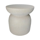 Bijzettafel Magnesium Beige 40x40x40cm - Bijzettafel - Living Lovely - livinglovely.nl