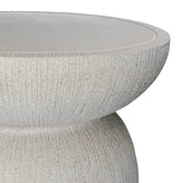 Bijzettafel Magnesium Beige 40x40x40cm - Bijzettafel - Living Lovely - livinglovely.nl