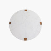 Bijzettafel Marmer Wit Raw Materials - Bijzettafel - Raw Materials - livinglovely.nl