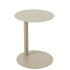 Bijzettafel Rond Metaal Beige - Bijzettafel - J-Line - livinglovely.nl