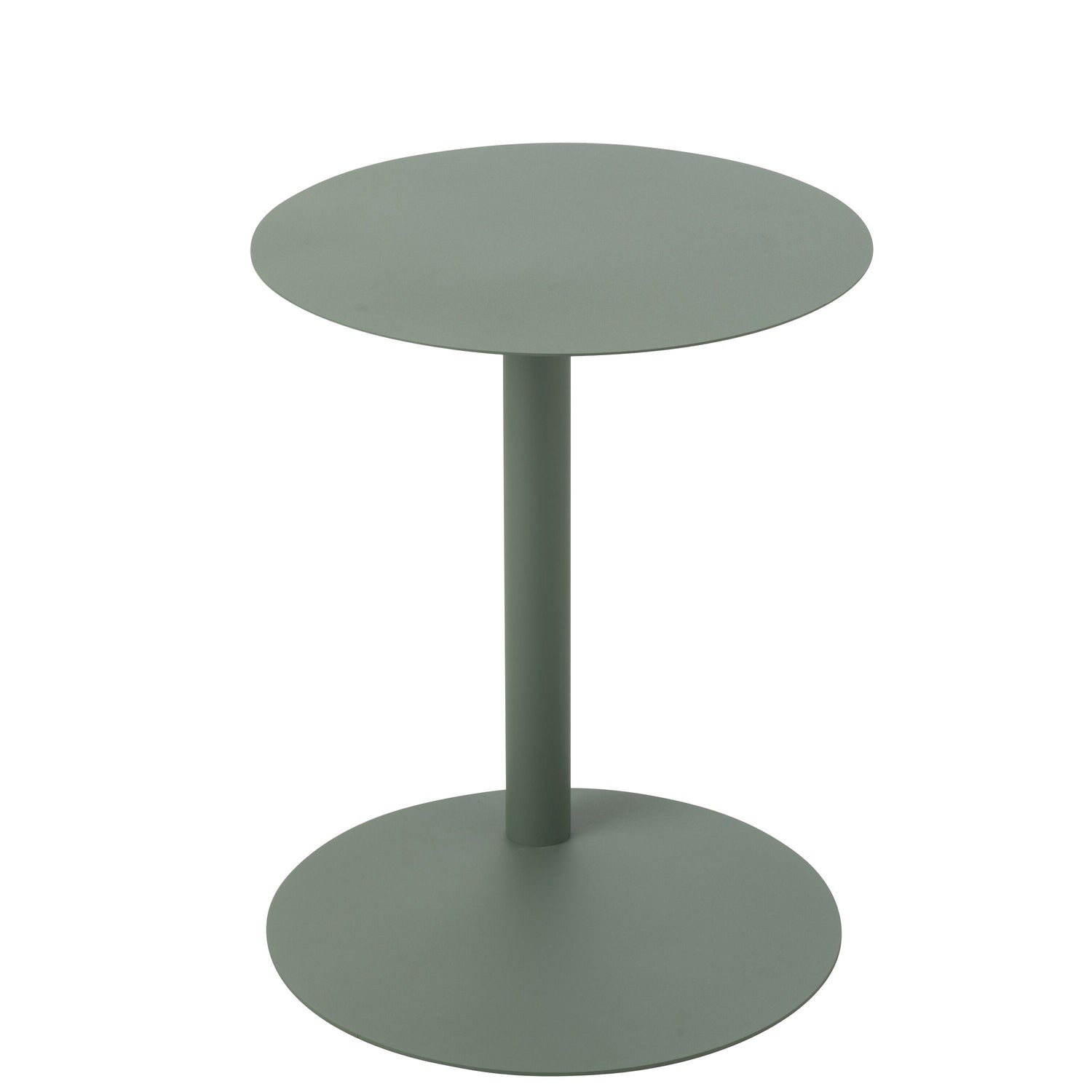 Bijzettafel Rond Metaal Groen - Bijzettafel - J-Line - livinglovely.nl