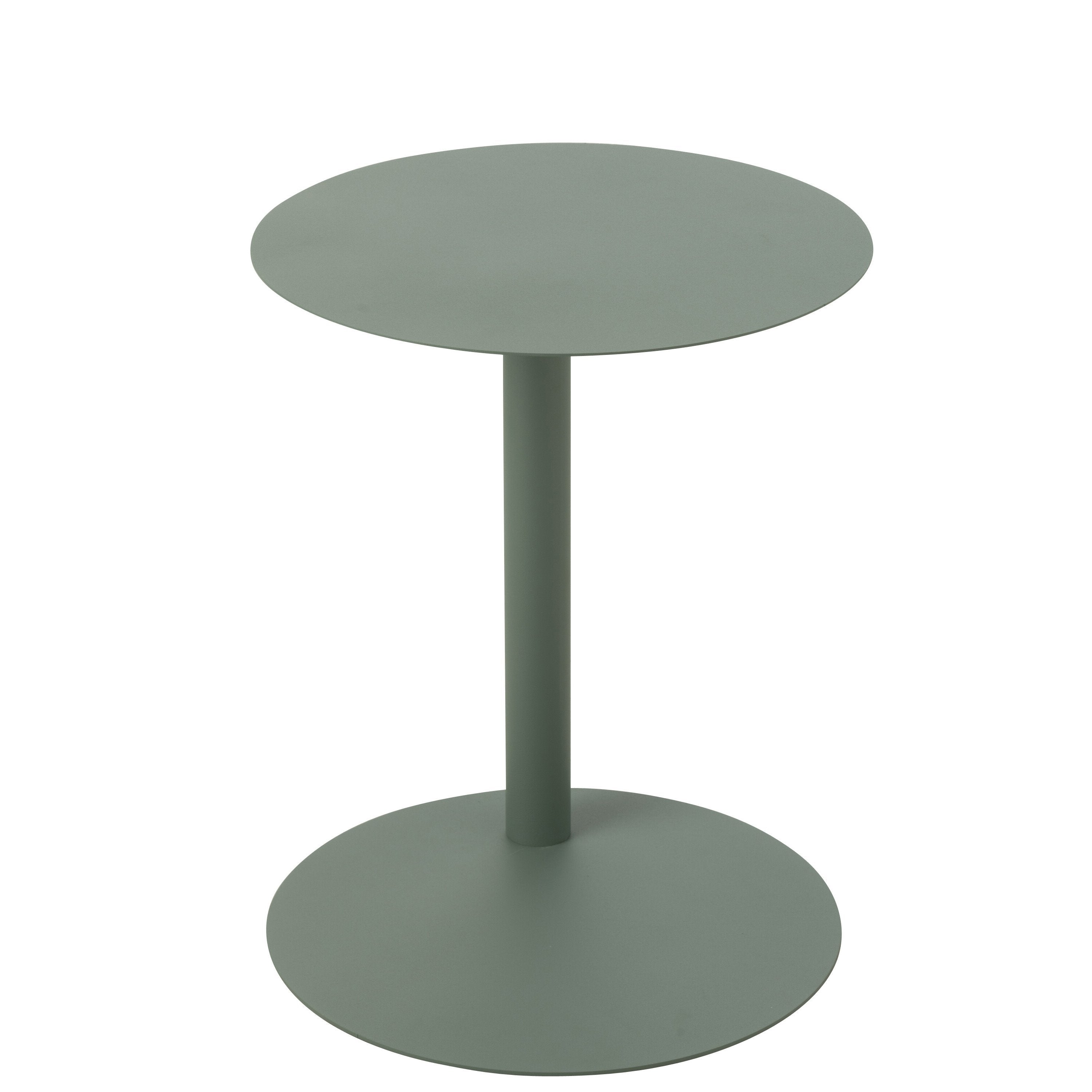 Bijzettafel Rond Metaal Groen - Bijzettafel - J-Line - livinglovely.nl