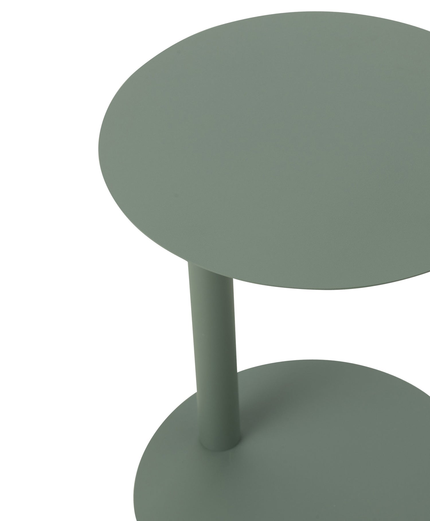 Bijzettafel Rond Metaal Groen - Bijzettafel - J-Line - livinglovely.nl