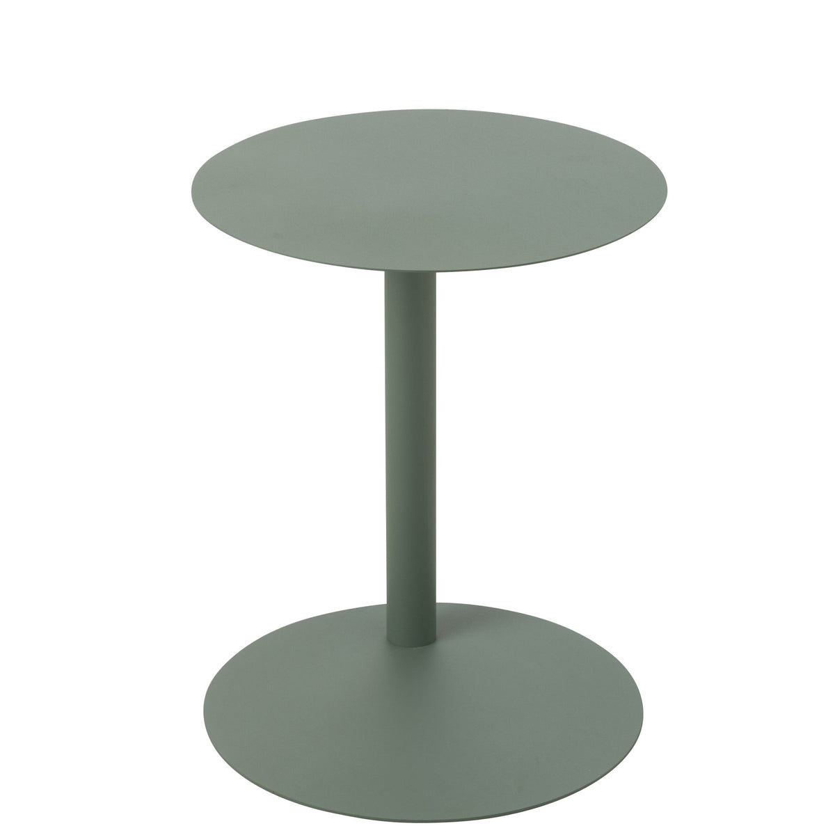 Bijzettafel Rond Metaal Groen J-LIne