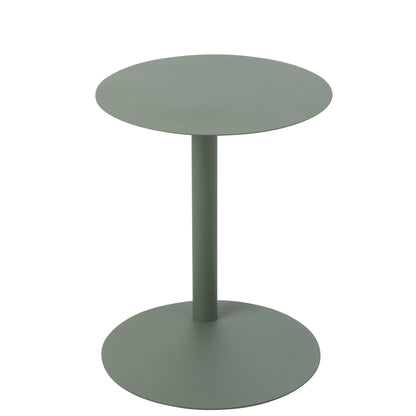 Bijzettafel Rond Metaal Groen J-LIne