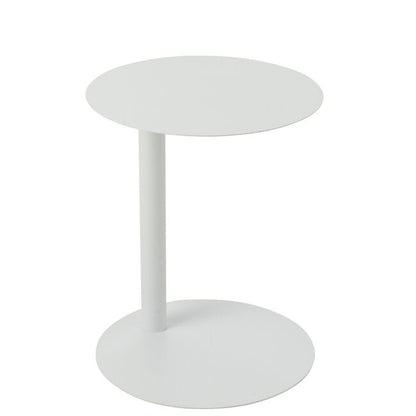 Bijzettafel Rond Metaal Wit J-Line