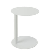 Bijzettafel Rond Metaal Wit J-Line