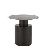 Bijzettafel Rond Metaal Zwart J-Line