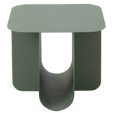 Bijzettafel Vierkant Metaal Groen - Bijzettafel - J-Line - livinglovely.nl