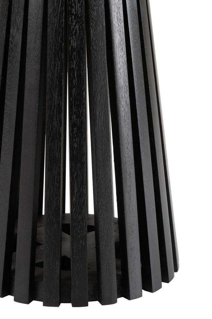 Bijzettafel Vincent Mangohout Zwart Small - Bijzettafel - J-Line - livinglovely.nl