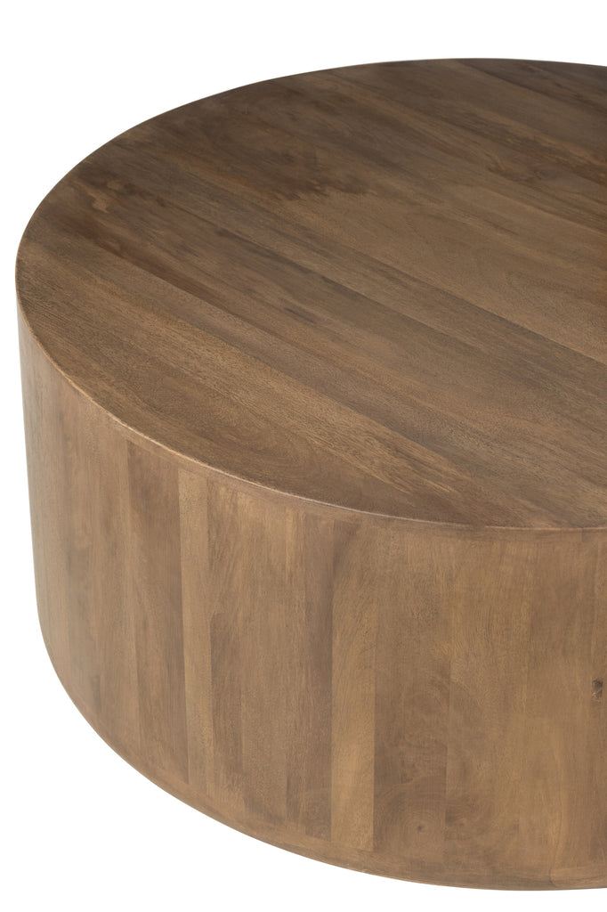 Bijzettafels Toge Mango Hout Bruin Set van 2 - Salontafel - J-Line - livinglovely.nl