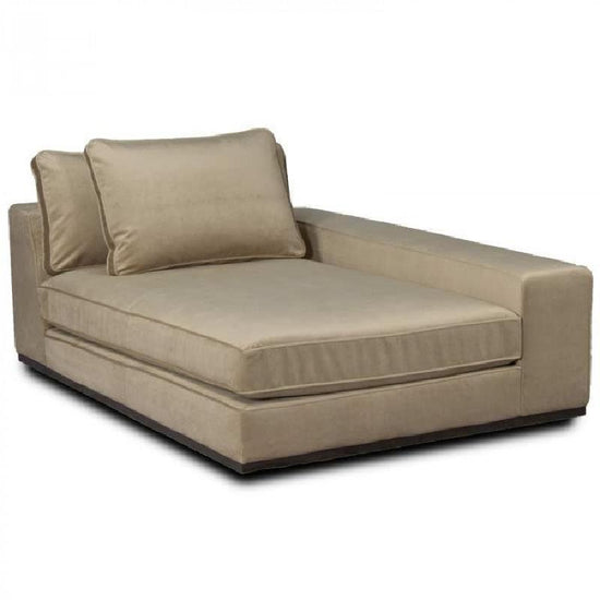 Block Bank - Chaise Longue arm rechts - Juke 51 - Khaki , , PTMD , livinglovely.nl